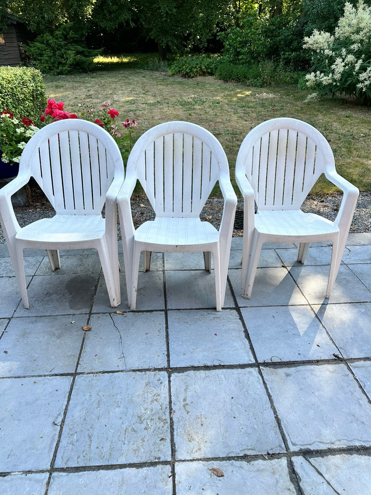 Terras  stoel - 5€/stuk, Ophalen, Zo goed als nieuw, Kunststof