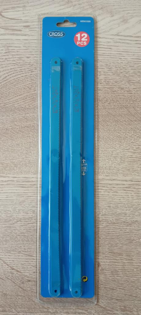12 lames de scie à métaux.  Nouveau, Bricolage & Construction, Outillage | Pièces de machine & Accessoires, Neuf, Enlèvement ou Envoi