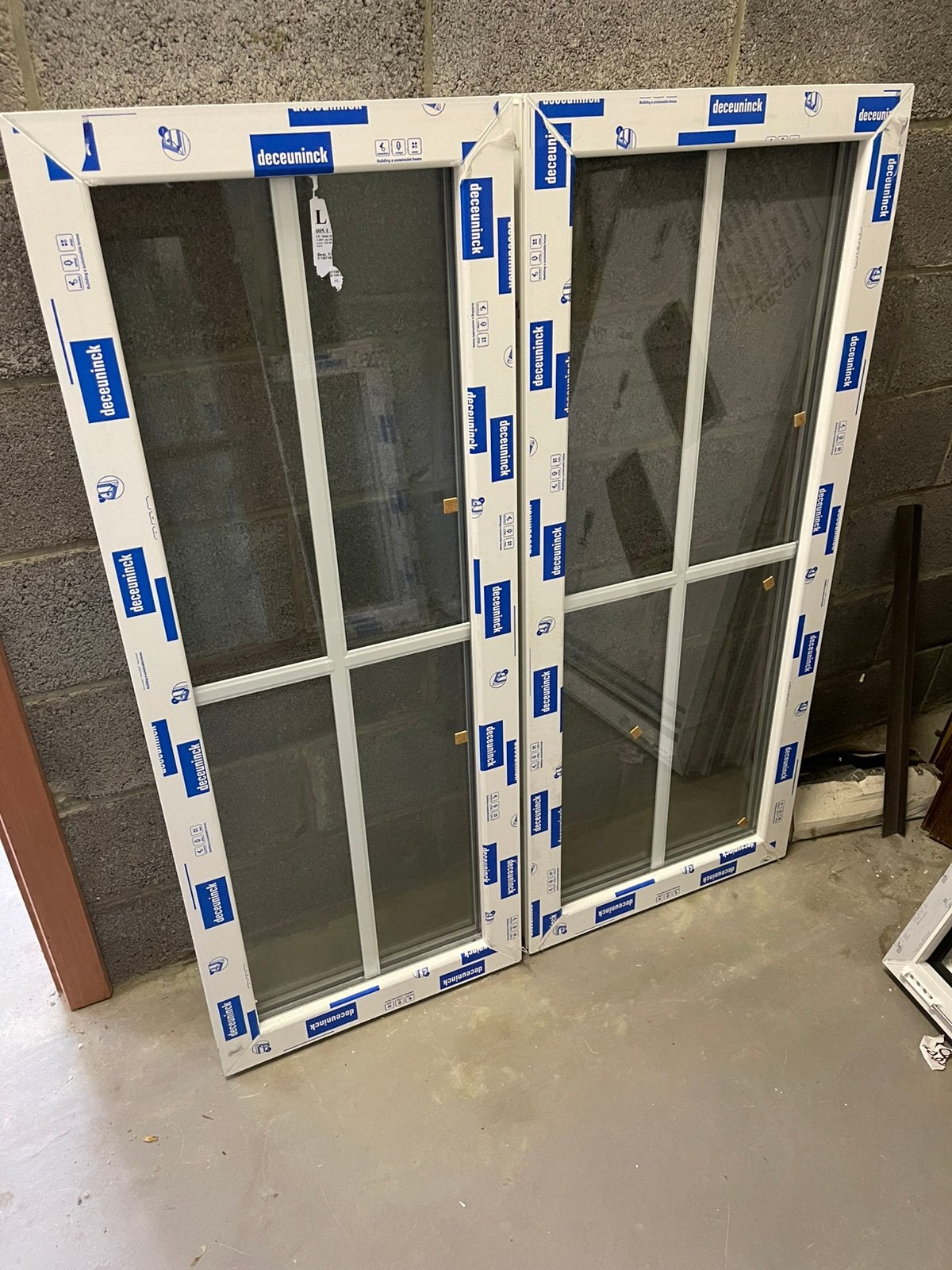 Nouvelle fenêtre fixe en PVC, Bricolage & Construction, Neuf, Double vitrage, 120 à 160 cm, Fenêtre de façade ou Vitre