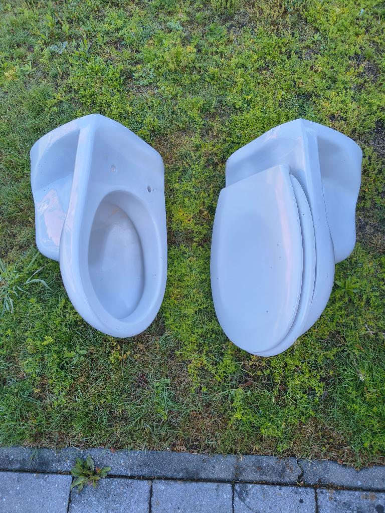 Wc potten, Doe-het-zelf en Bouw, Ophalen, Gebruikt, Steen, Toilet