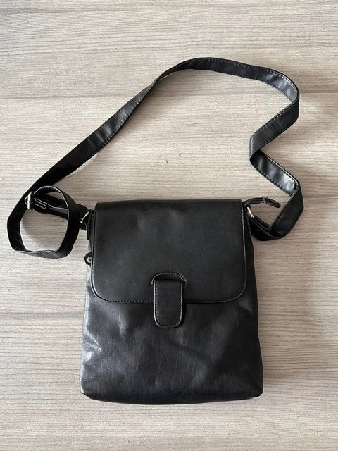 Sac à bandoulière noir (nr7840), Enlèvement ou Envoi, Neuf, Noir, Sac à bandoulière