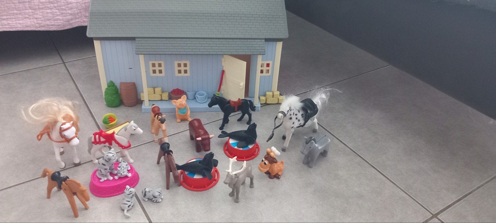 Mini ranch pour animaux., Enlèvement