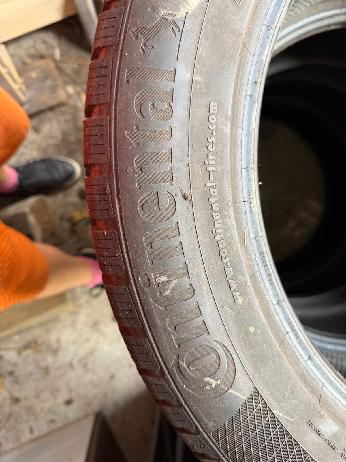 Winterbanden 235/55 R18 - 4 banden voor € 50,00, Enlèvement, Utilisé