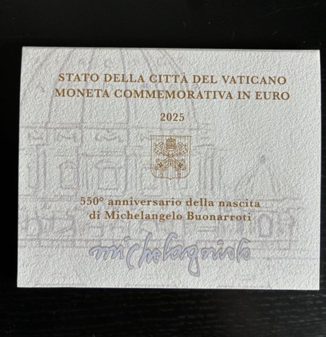 Vaticaan 2025 michelangelo, Enlèvement ou Envoi, Vatican, 2 euros, Série