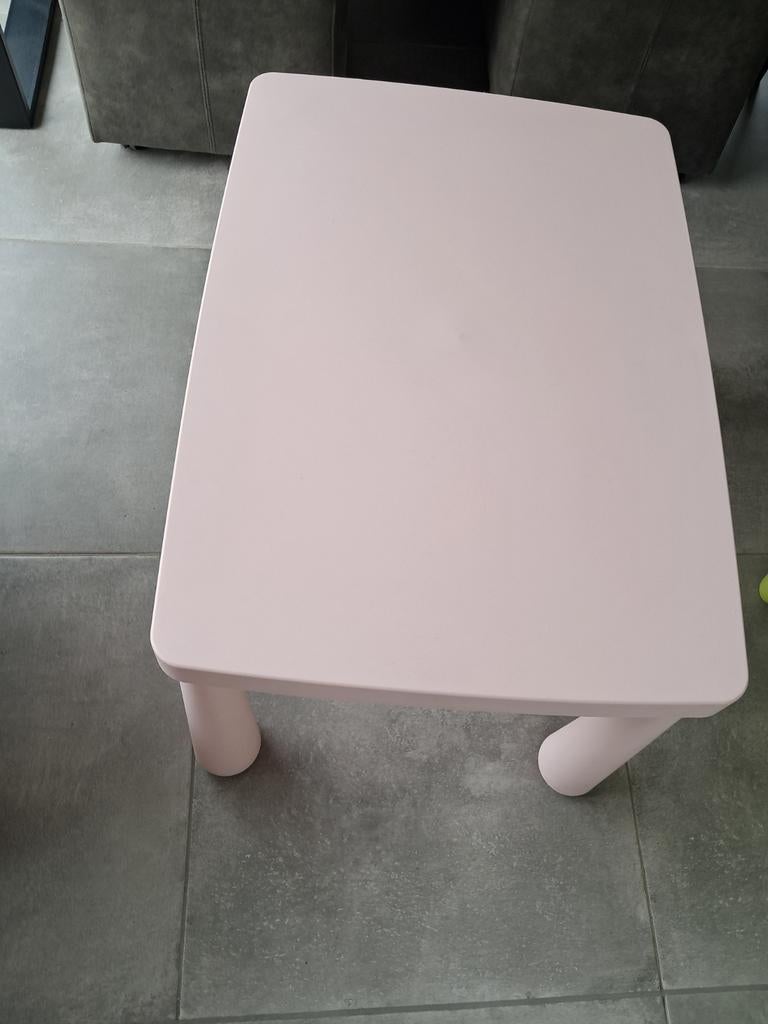 Ikea MAMMUTKindertafel, binnen/buiten zalm roze, Ophalen