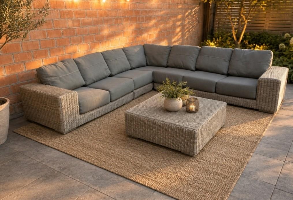4seasons loungeset GRATIS LEVERING, Tuin en Terras, Tuinsets en Loungesets, 4seasons, Zo goed als nieuw, Loungeset, Wicker