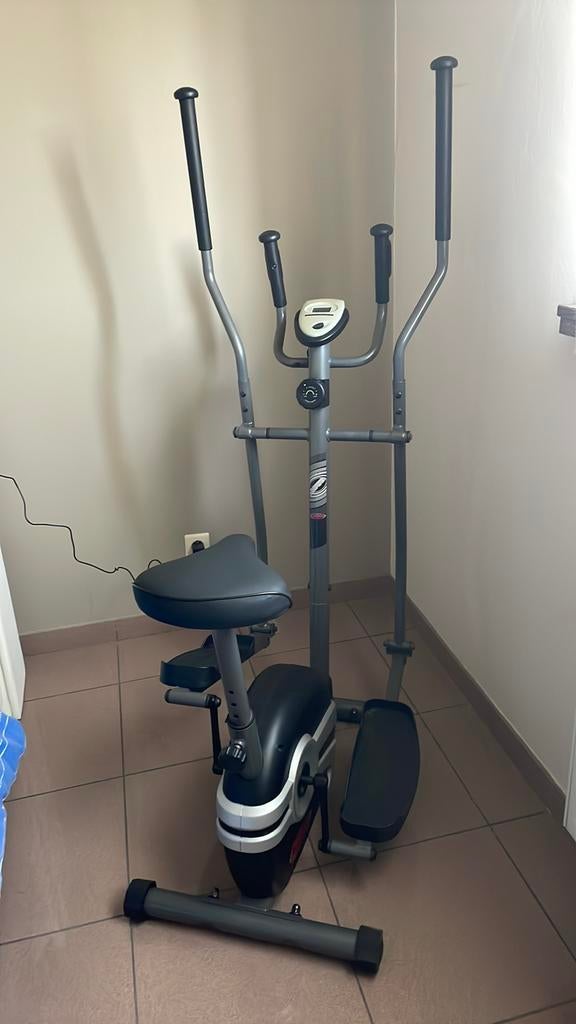 Home en step trainer in 1, Sport en Fitness, Ophalen, Gebruikt, Metaal, Hometrainer