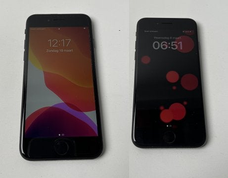 2x iPhone SE - noir - iCloud locked - pièces/test, Enlèvement ou Envoi, ., Utilisé, .