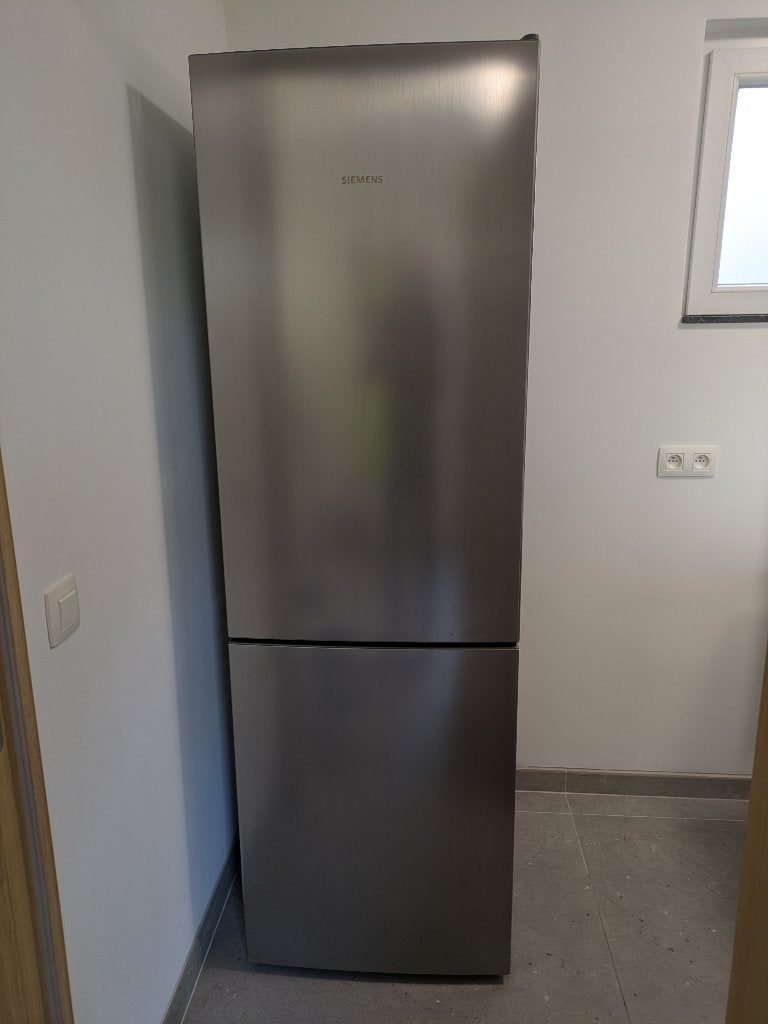 Combi frigo + congélateur SIEMENS inox 186 x 60 cm, Electroménager, Classe énergétique A ou plus économe, 160 cm ou plus, Enlèvement