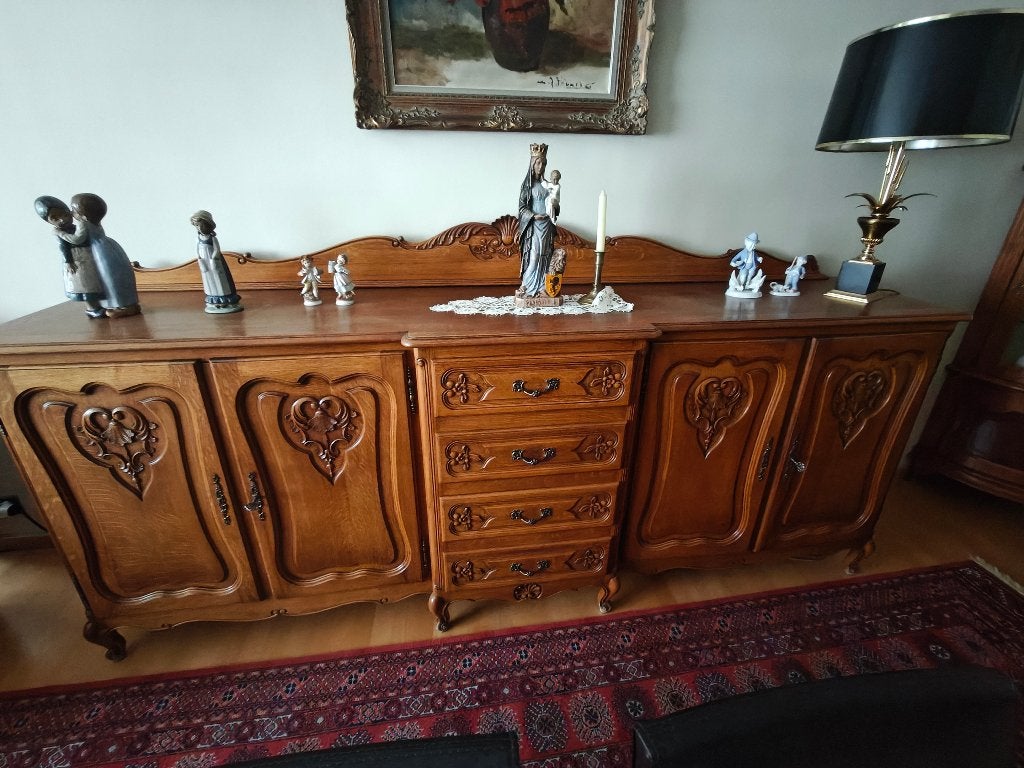 Houten dressoir, Chêne, 200 cm ou plus, Moins de 100 cm, Enlèvement