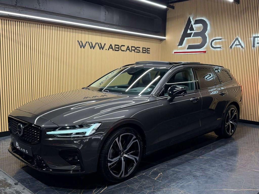 Volvo V60 2.0 T R-Design * GARANTIE 12 MOIS * 1ER PROP *, Cuir, Achat, Entreprise, Noir