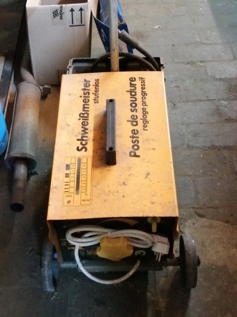 Poste à souder MMA (Baguettes) + Chariot *Indestructible*, Ophalen, Gebruikt, 150 tot 250 ampère, Elektroden