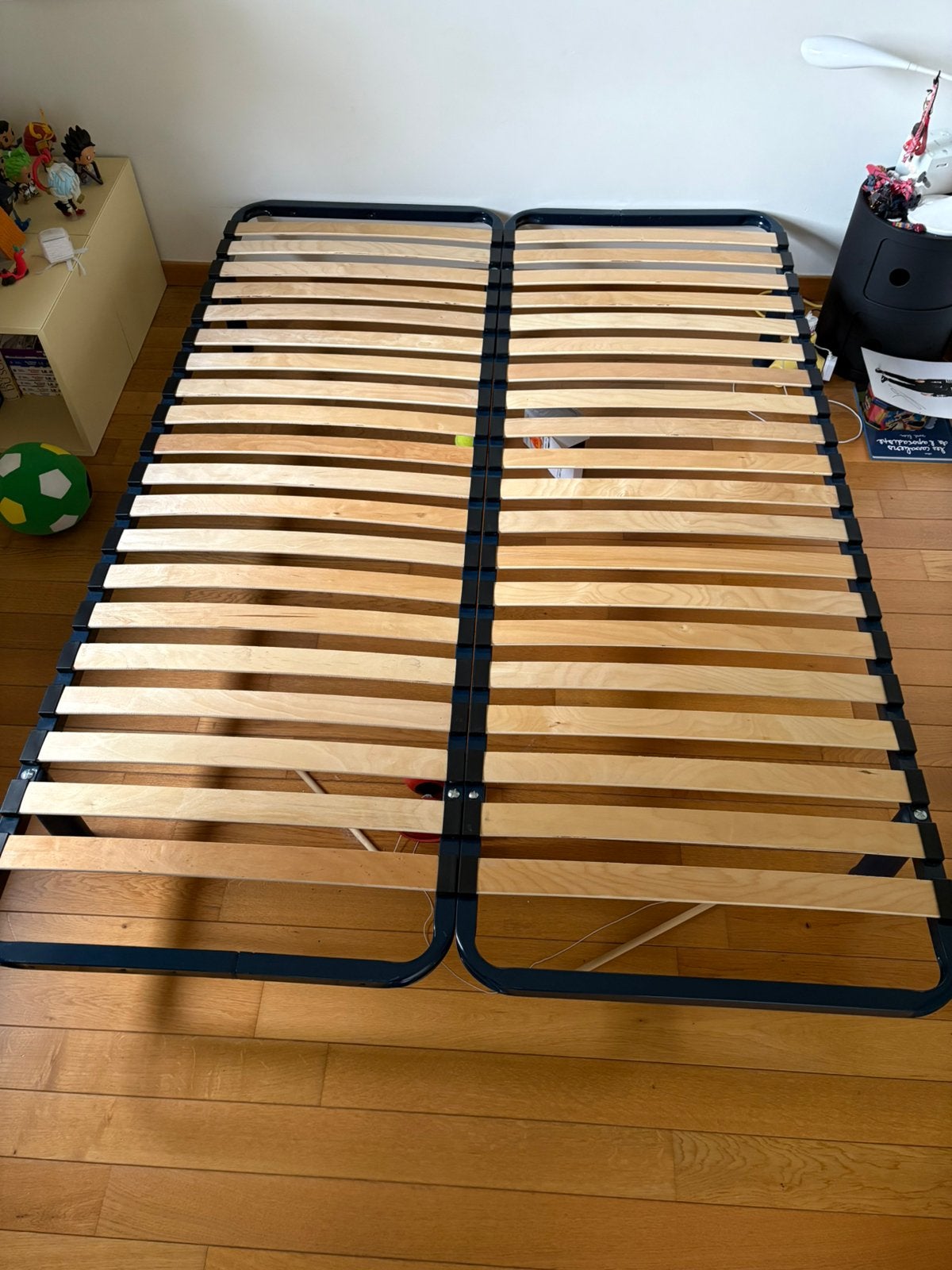 Sommier + matelas 140 x 200, Maison & Meubles, 140 cm, Enlèvement, Utilisé, Sommier