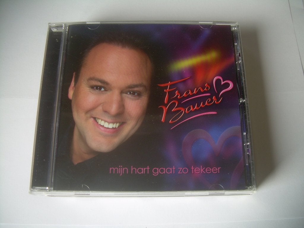CD - FRANS BAUER - MIJN HART GAAT ZO TEKEER, Ophalen of Verzenden, Zo goed als nieuw, Album, Levenslied of Smartlap