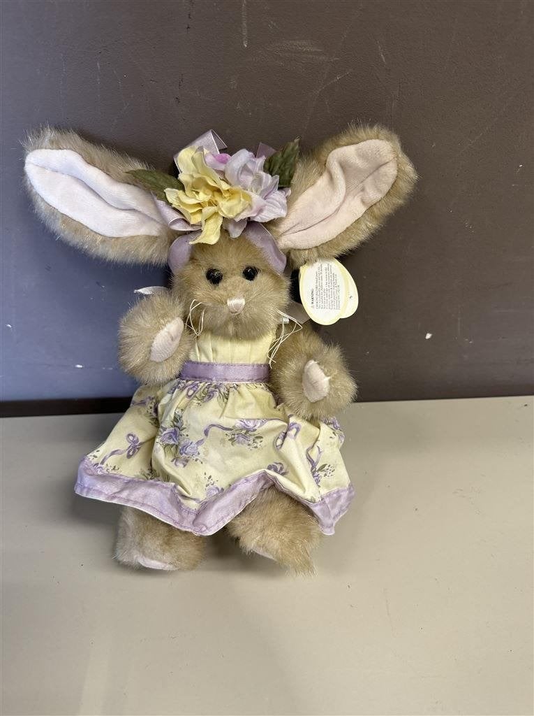 knuffel konijn - paas konijn - Bearington Limited Collection, Kinderen en Baby's, Ophalen of Verzenden, Zo goed als nieuw, Konijn