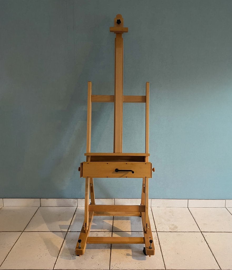 Professionele grote houten atelierezel, Ophalen, Zo goed als nieuw, Ezel