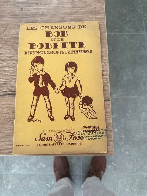 les chansons de Bob et de Bobette éditions Sam Fox, Enlèvement ou Envoi, Utilisé, Genre ou Style, René Paul Groffe