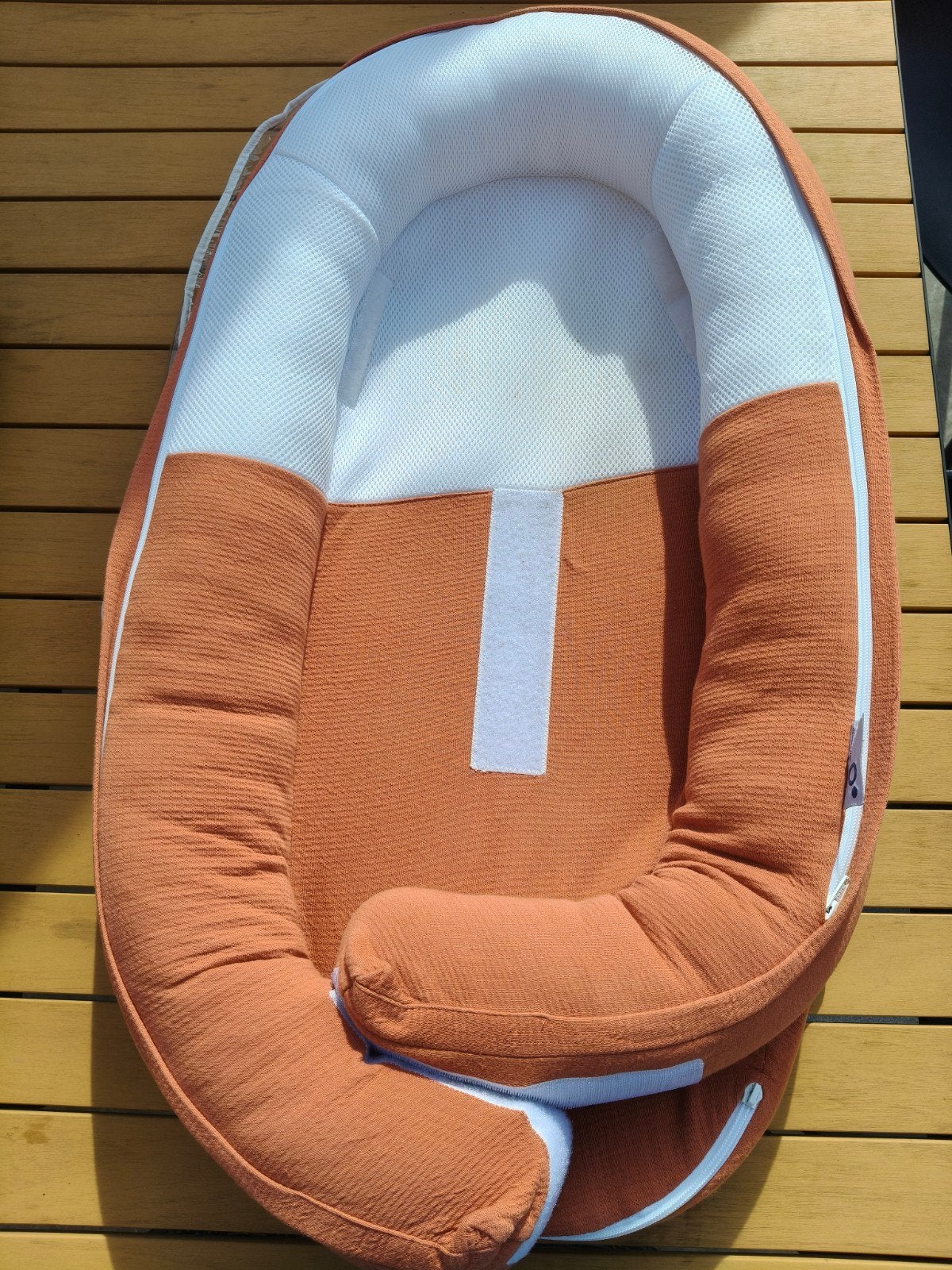 Doomoo cocoon in terracotta, Kinderen en Baby's, Ophalen of Verzenden
