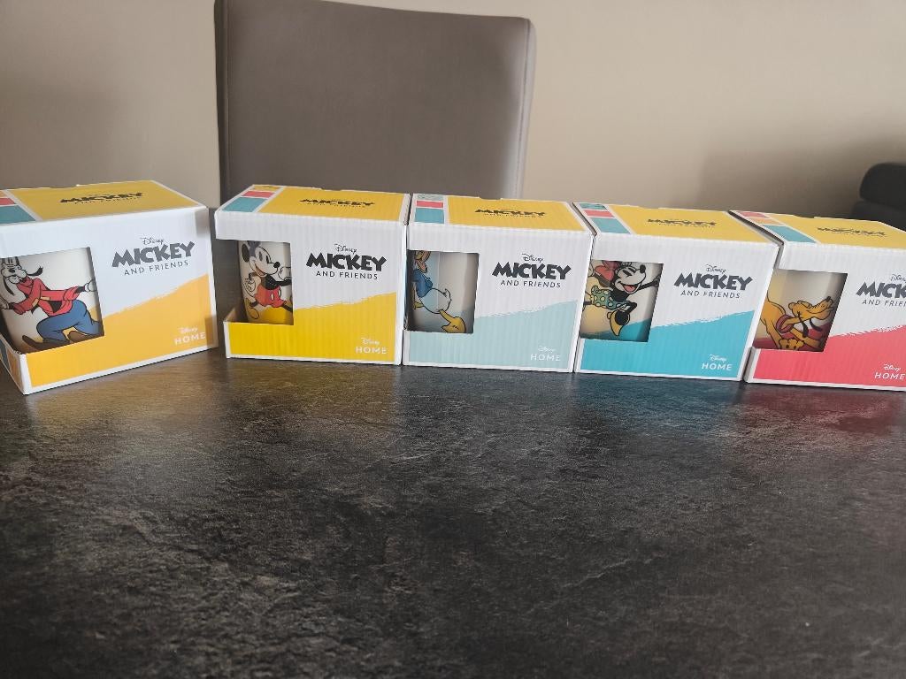 Disney drinkglazen/koffietassen, Verzamelen, Disney, Ophalen, Nieuw