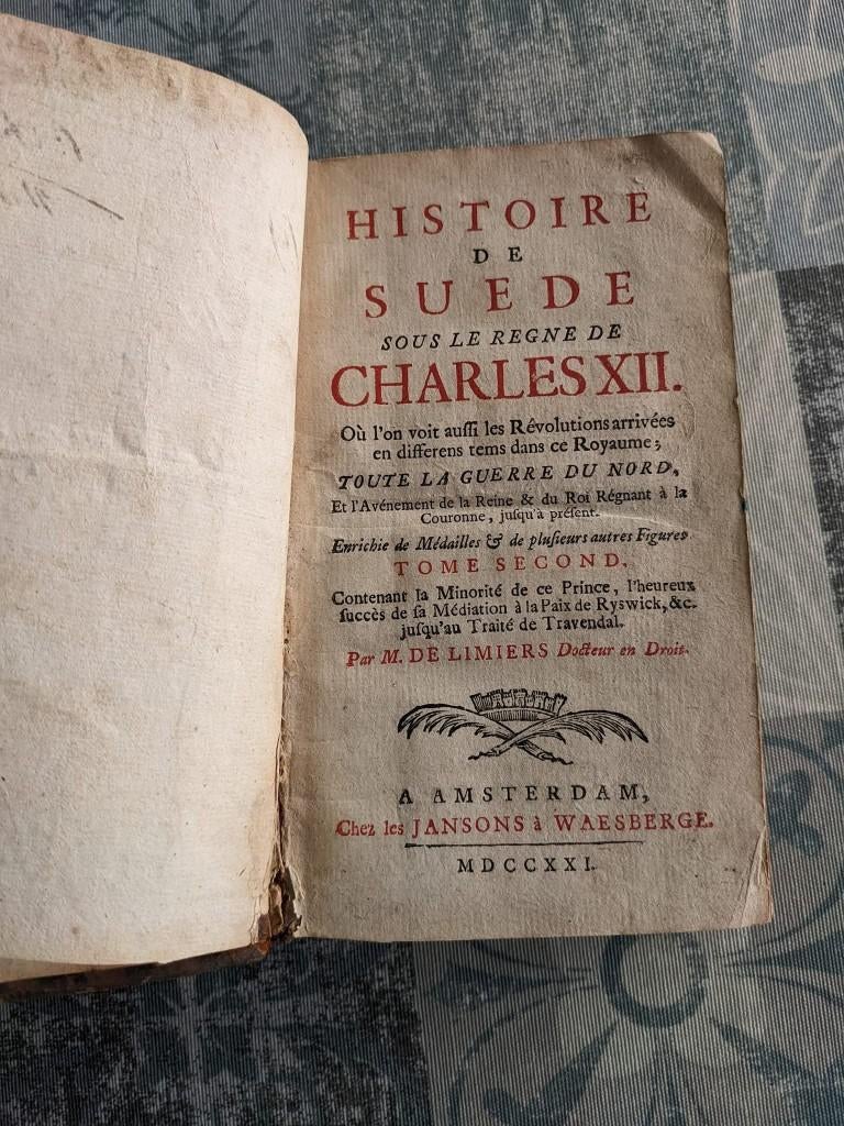 Oud 18e-eeuws boek, Antiek en Kunst, Ophalen