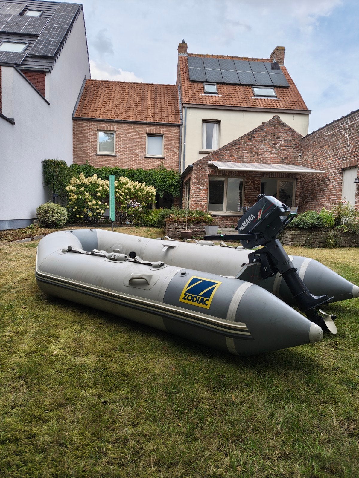zodiac fastroller 285 met Yamaha motor, Watersport en Boten, Rubberboten, Ophalen, Airdeck, Yamaha, Gebruikt