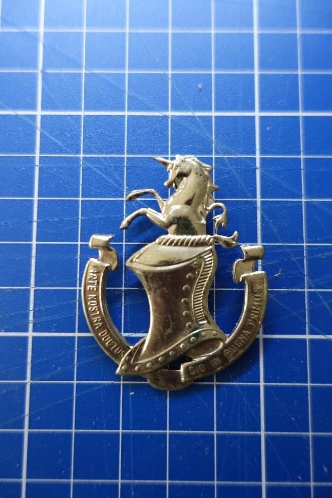 ABL #57 - MUTSKENTEKEN SCHOOL DER PANTSERTROEPEN #2, Verzamelen, Ophalen of Verzenden, Landmacht, Embleem of Badge