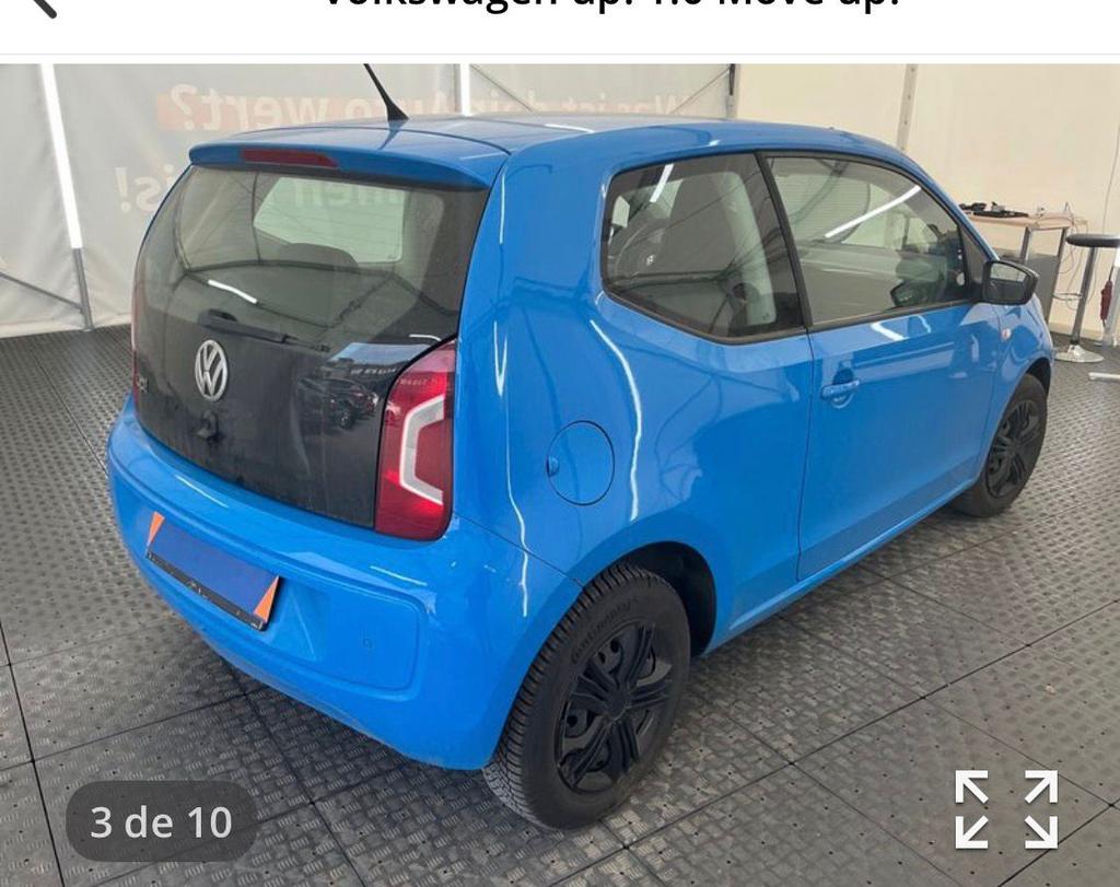 Vw up automaat omhoog, Auto's, Automaat, Up!, Blauw, Leder