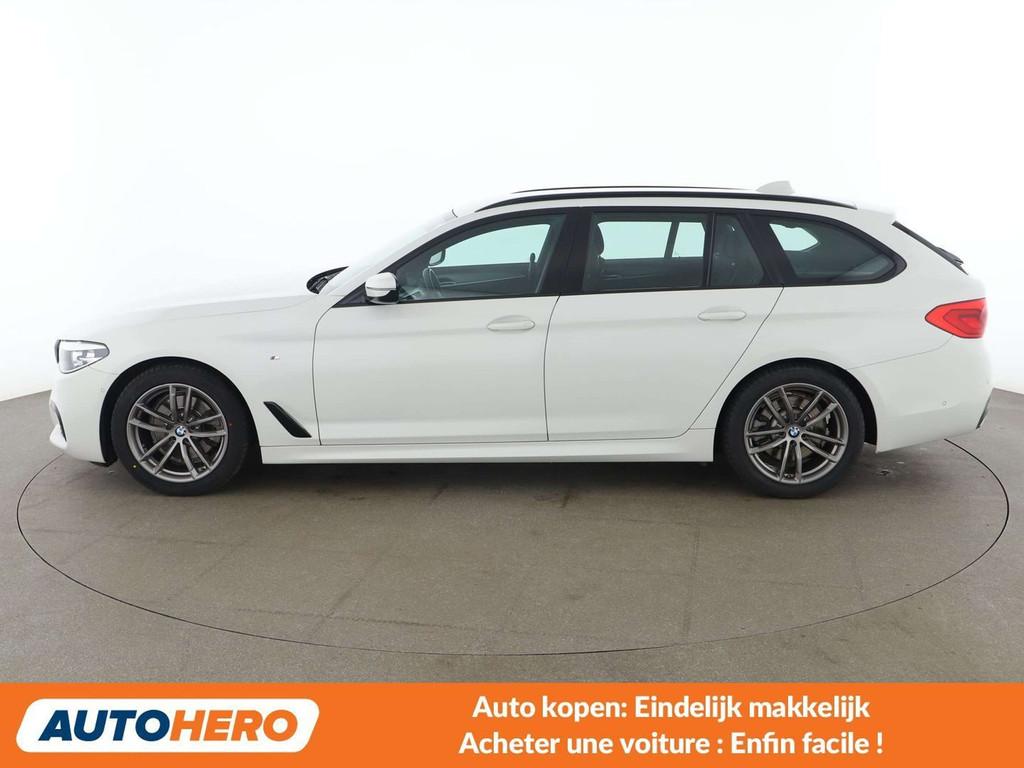BMW 5 Serie 520 520d M Sport (bj 2018, automaat), Automaat, Wit, 5 deurs, 190 pk