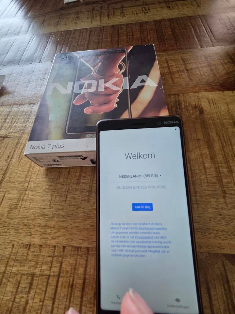 Nokia 7 Plus, Enlèvement, Comme neuf, Noir