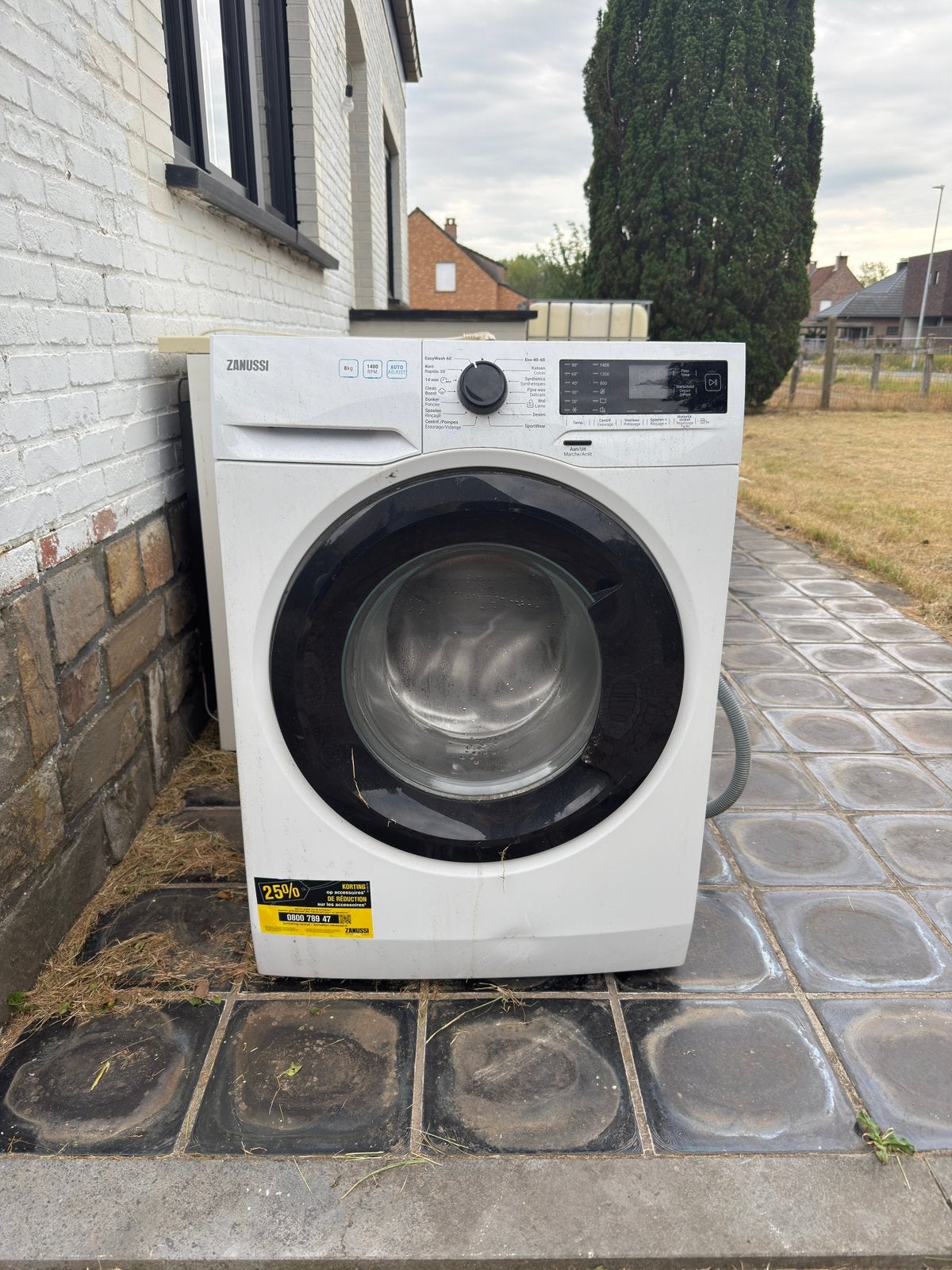 Wasmachine Zanussi, 1200 à 1600 tours, 85 à 90 cm, Chargeur frontal, Enlèvement
