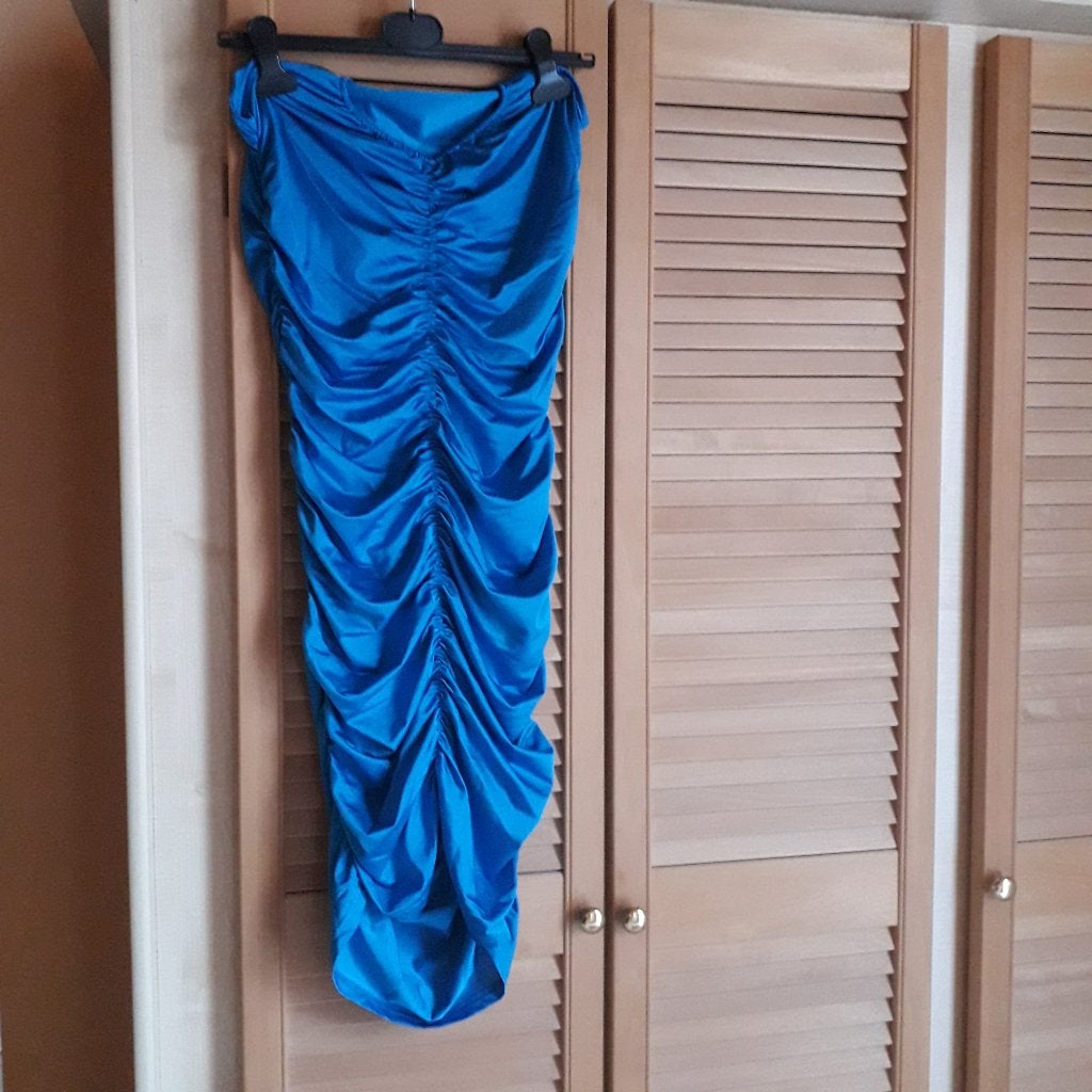 jurk nieuw, Kleding | Dames, Verzenden, Nieuw, Maat 42/44 (L), Blauw