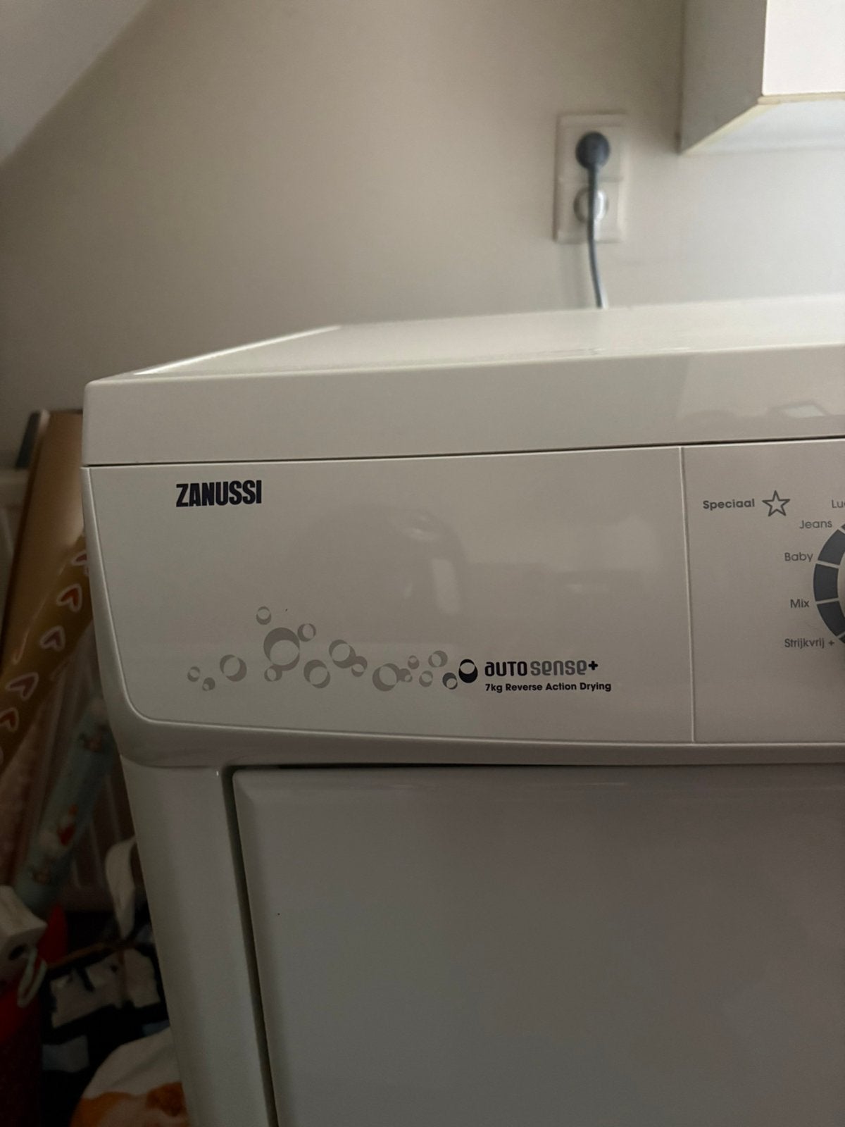 Zanussi droogkast, Ophalen, Gebruikt, Luchtafvoer