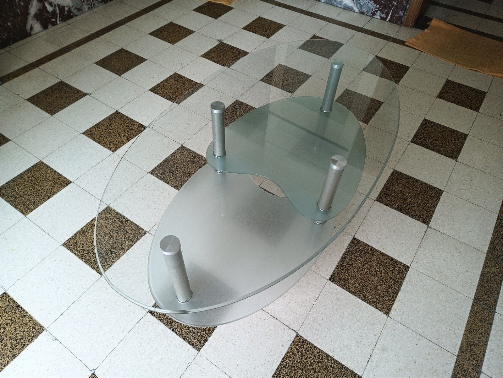 Table de salon en verre, Maison & Meubles, Tables | Tables de salon, Enlèvement ou Envoi, Verre