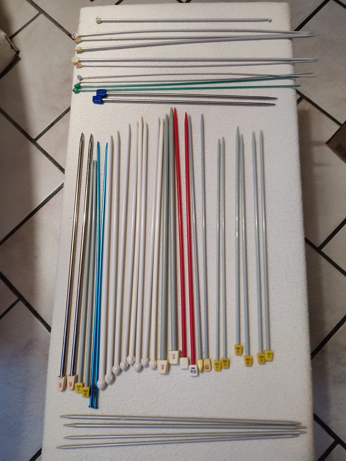 aiguilles à tricoter, Hobby & Loisirs créatifs, Enlèvement, Comme neuf, Tricot, Laine ou Fils