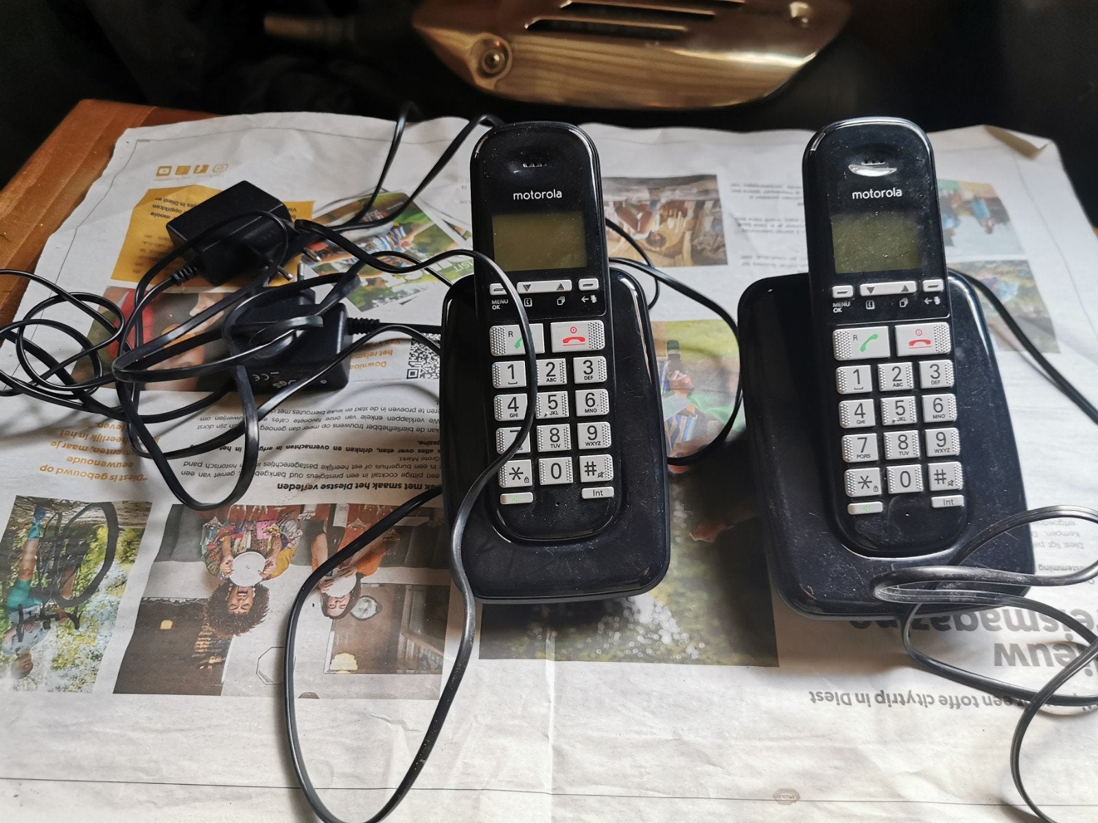 Telefoonset motorola draadloos 2 stuks.is nog nieuw., Télécoms, Téléphones fixes | Combinés & sans fil, Enlèvement, Comme neuf