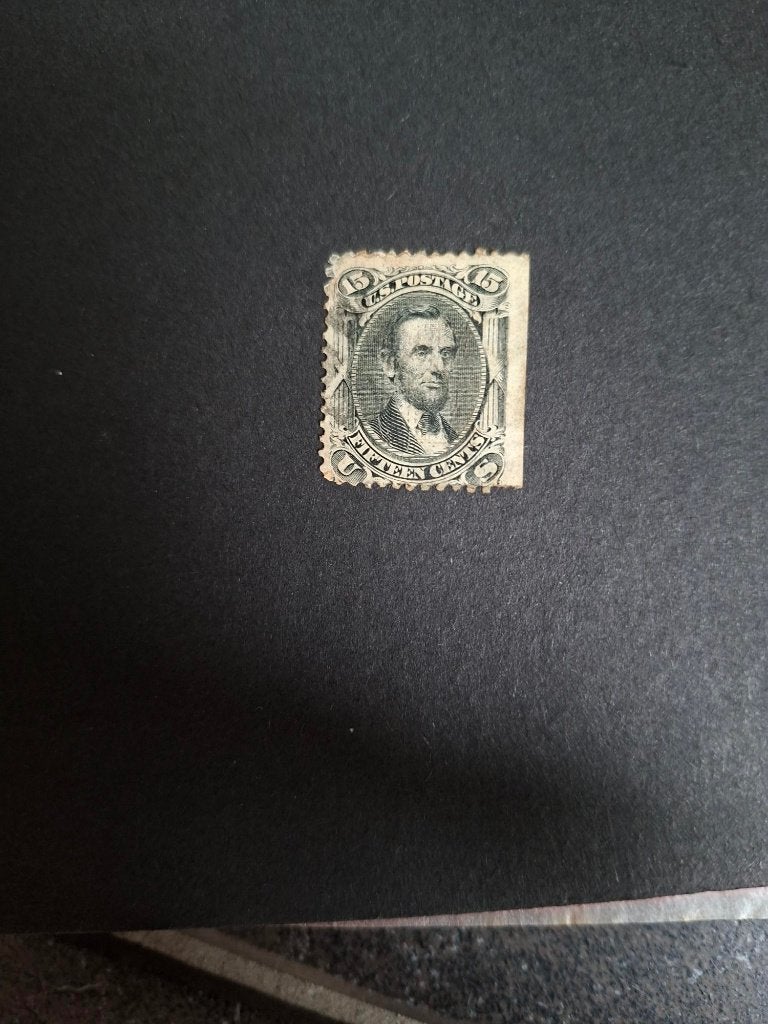 1 postzegel USA 1867 met Grill, Timbres & Monnaies, Enlèvement, Affranchi, Amérique du Nord