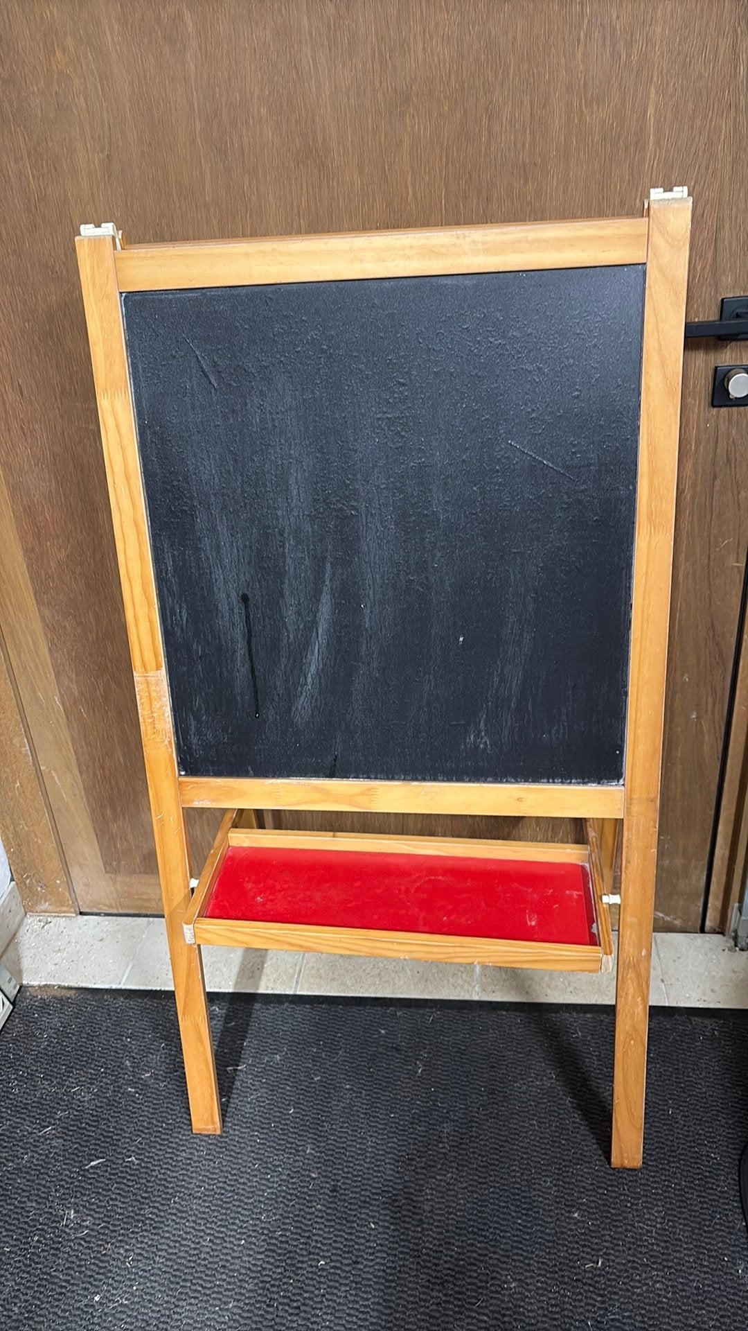 Ikea krijt / stift bord / 2 zijden, Enlèvement, Utilisé, Tableau noir