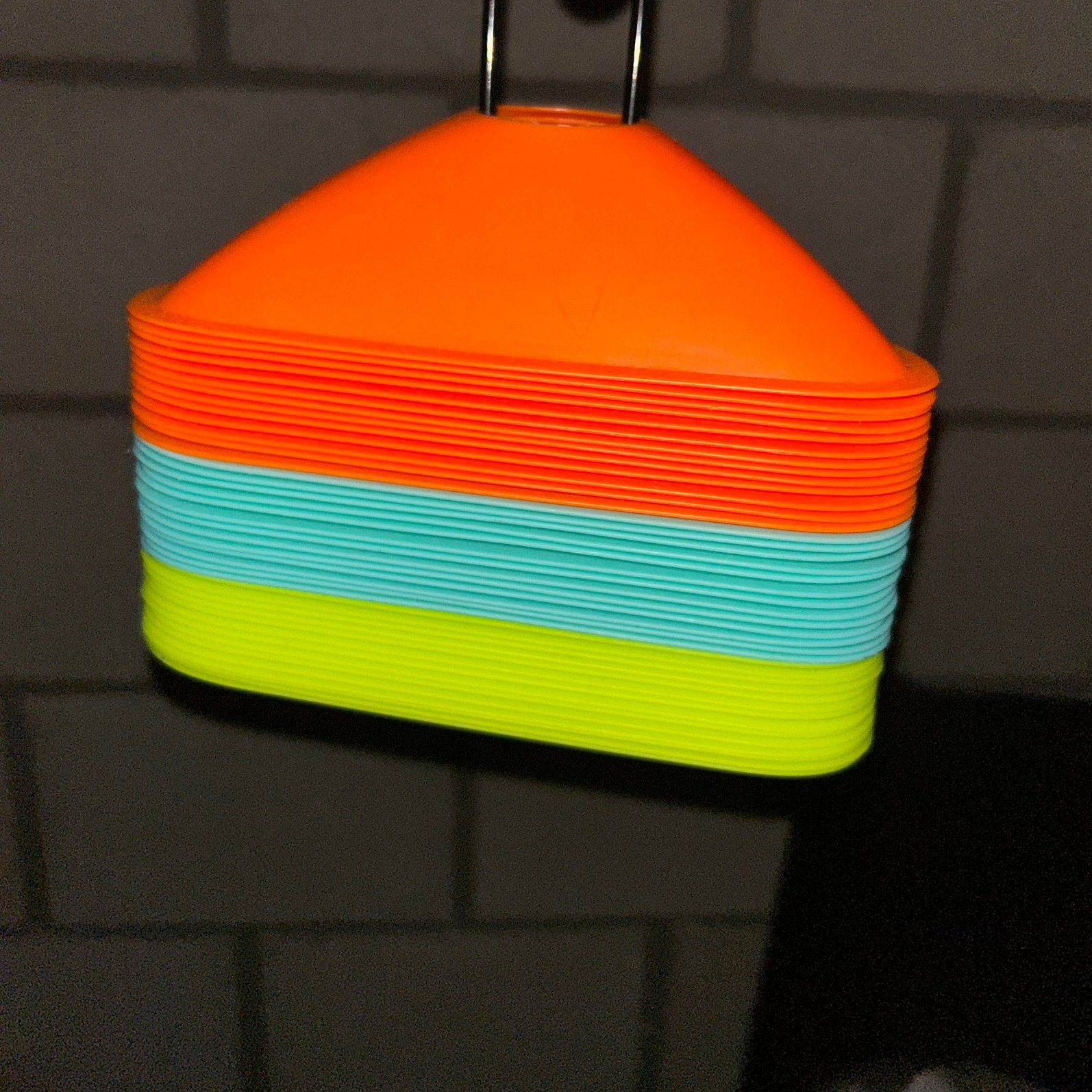 Kleine kegels voetbal, Sport en Fitness, Boksen, Ophalen, Zo goed als nieuw