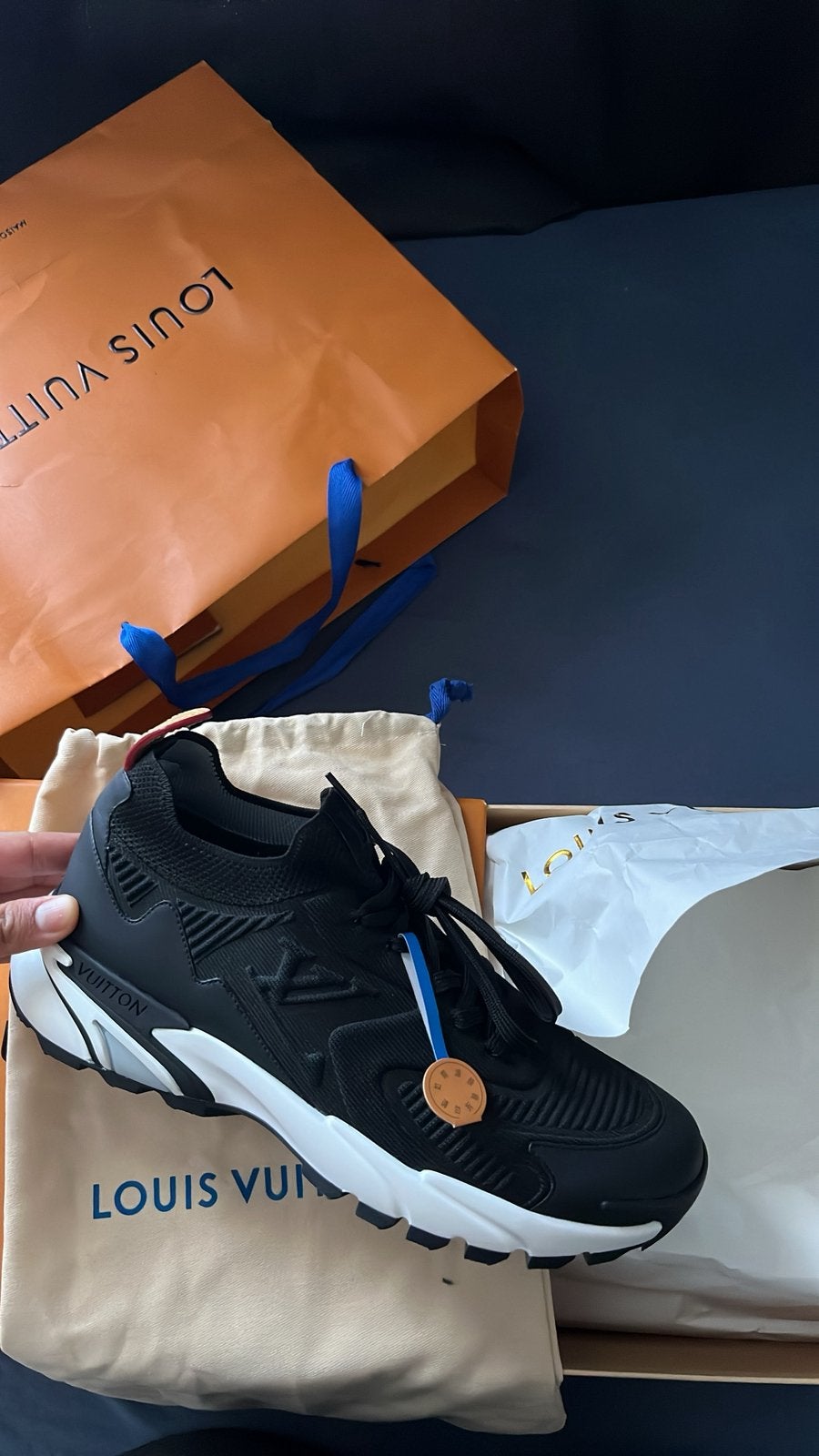 Louis Vuitton LV Runner Tatic Black Sneaker, Ophalen of Verzenden, Zo goed als nieuw, Sneakers