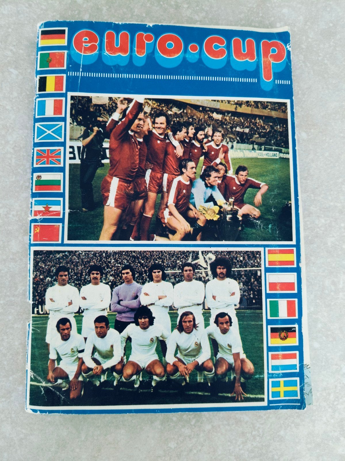 Europacup 1975 album Vanderhout, Verzamelen, Ophalen of Verzenden