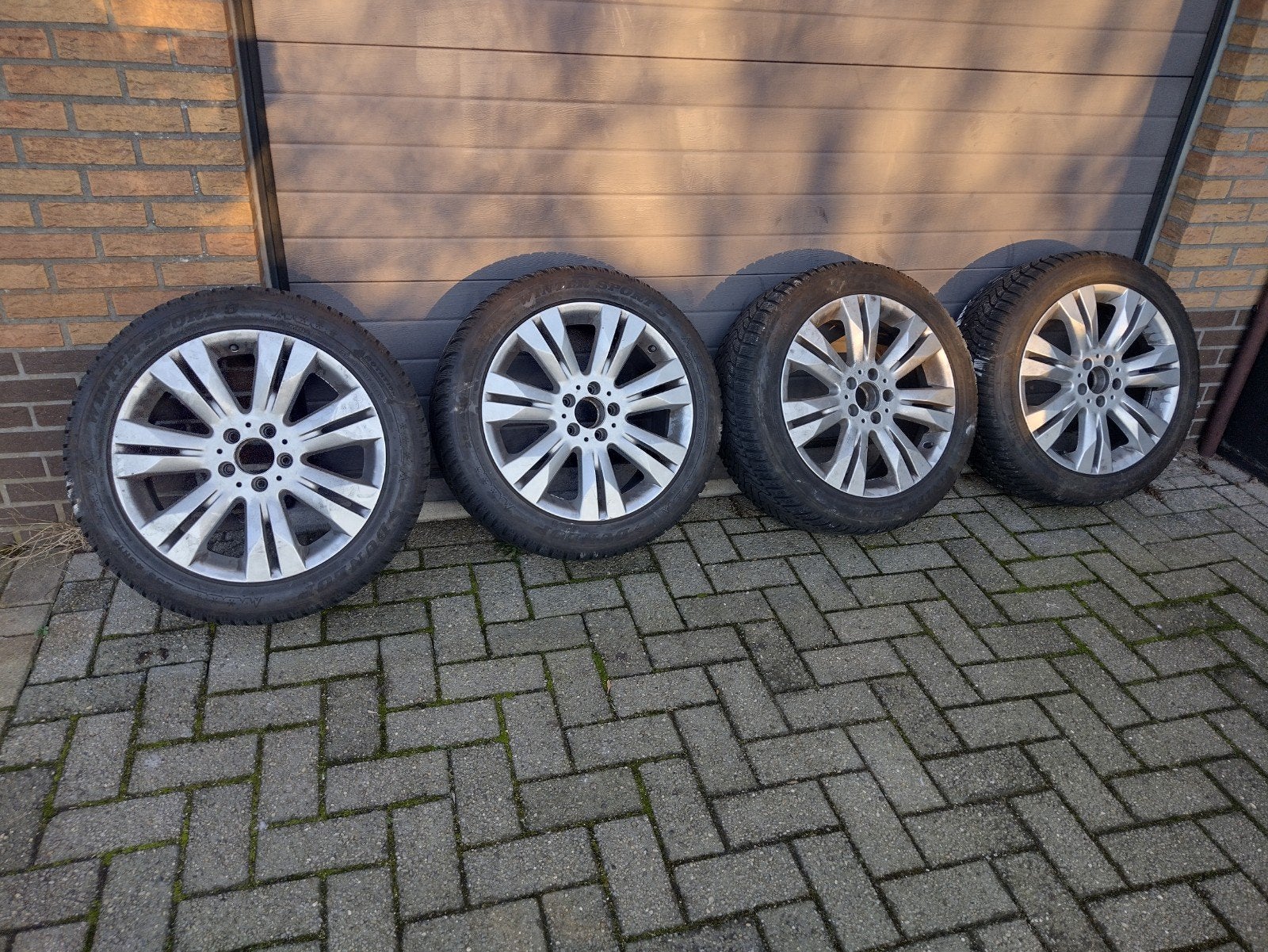 winter banden met velgen voor Mercedes ML, Auto-onderdelen, Ophalen of Verzenden, Band(en)