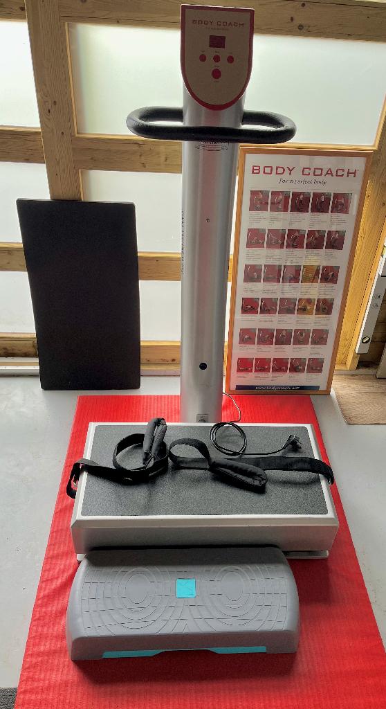 Appareil Body Coach + Accessoires, Sport en Fitness, Ophalen, Benen, Gebruikt, Trilplaat