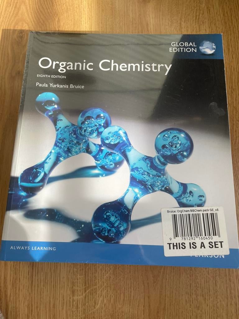 Organic Chemistry; Paula Yurkanis Bruice (8th Edition), Boeken, Ophalen of Verzenden, Beta, Zo goed als nieuw, Hoger Onderwijs