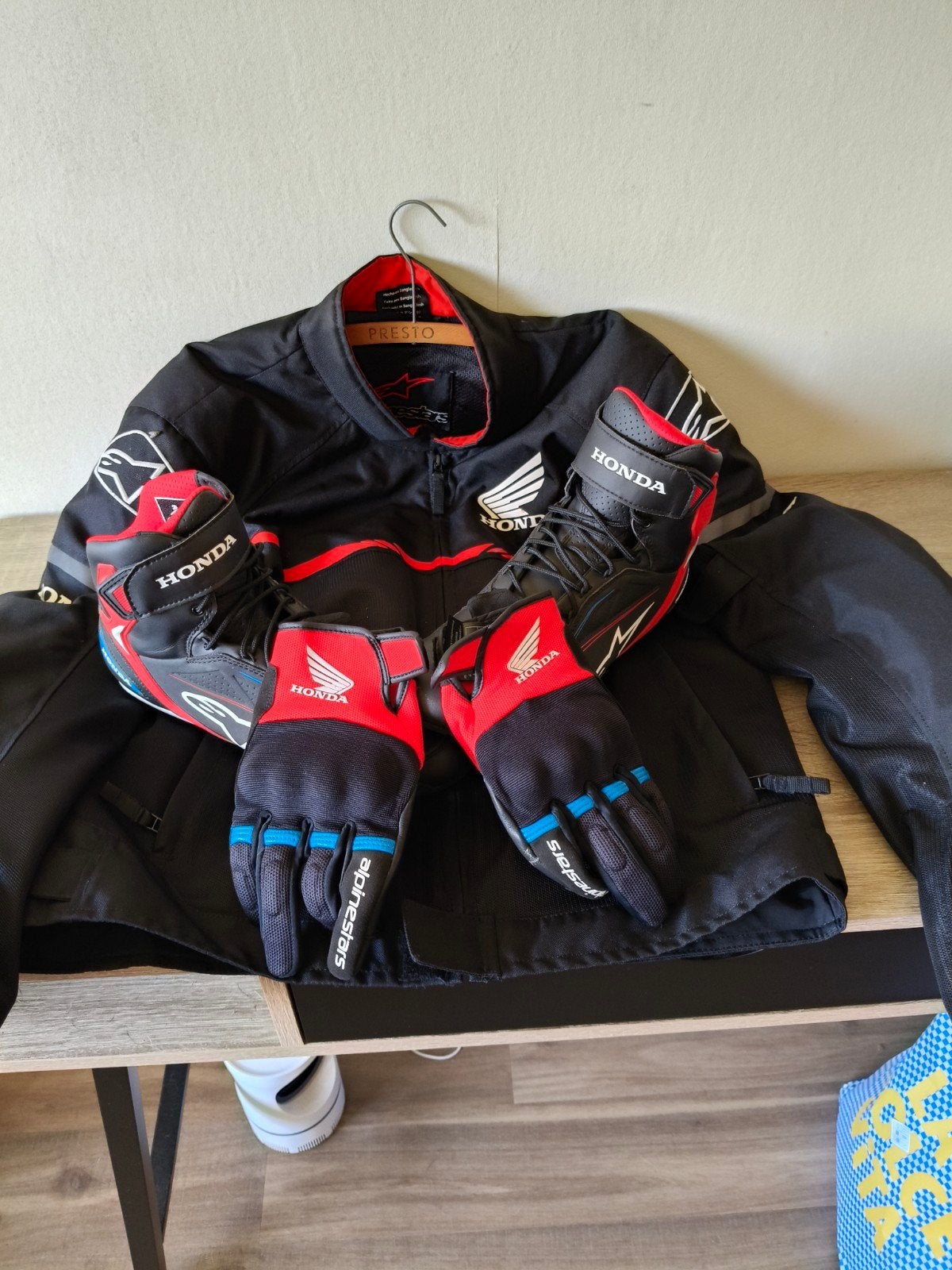 zomerset alpinestars honda, Motoren, Ophalen, Handschoenen