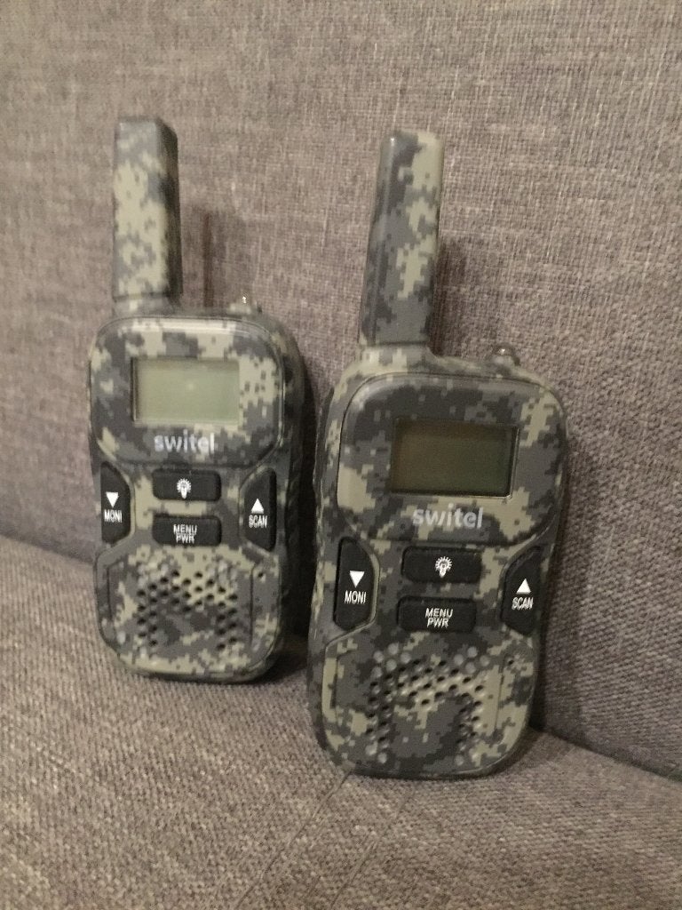 Ghost hunter gear 080 Switel duo Walkie Talkie set, Enlèvement ou Envoi, Moins de 2 km, Comme neuf, Avec clip de ceinture