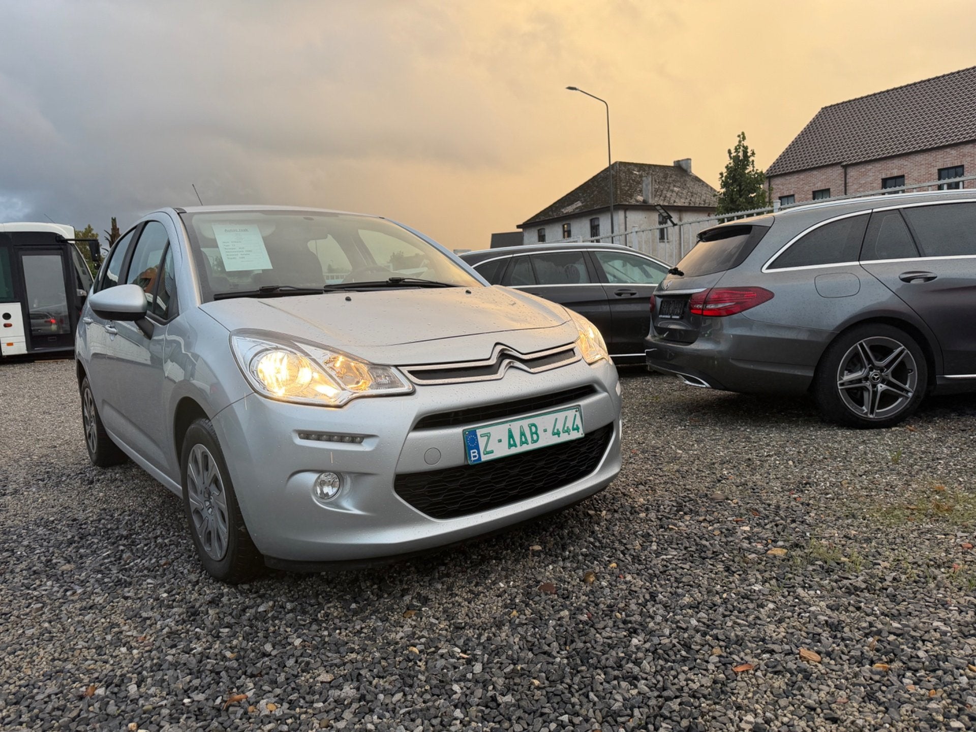 Citroen c3 benzine weinig km!, Argent ou Gris, Achat, Euro 6, Entreprise