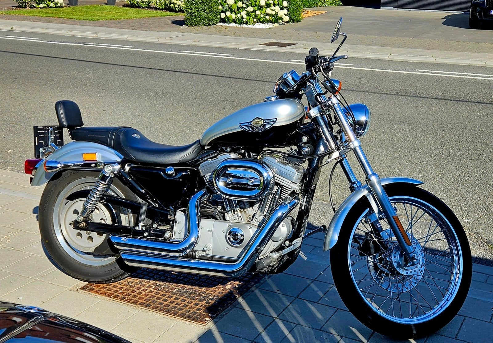 Harley-Davidson Sportster XL883 Custom 100th Anniversary, Motoren, 2 cilinders, Sportuitlaat, Occasion, Chopper