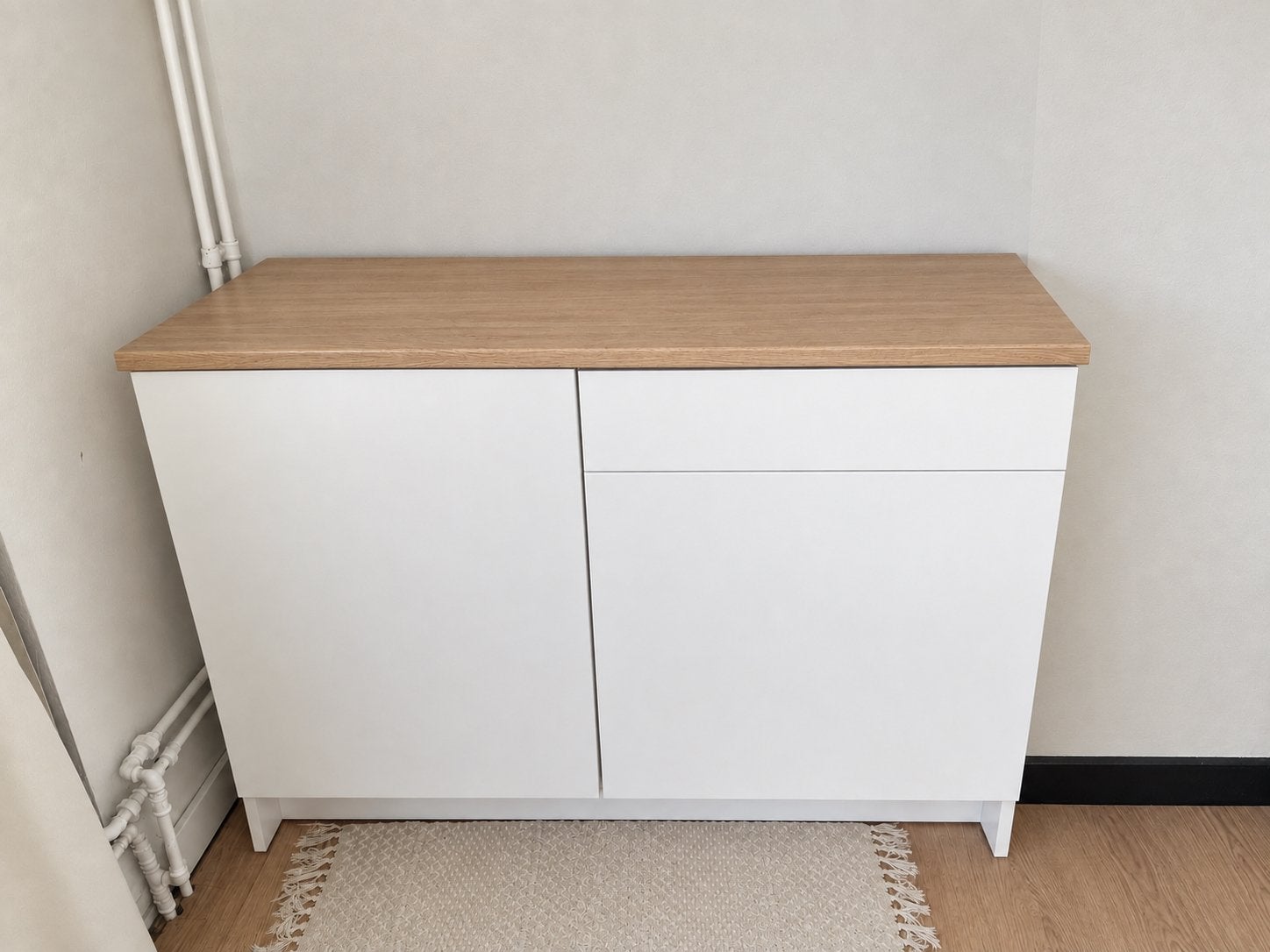 IKEA KNOXHULT keukenkast, Ophalen, 100 tot 150 cm, Wit, Nieuw
