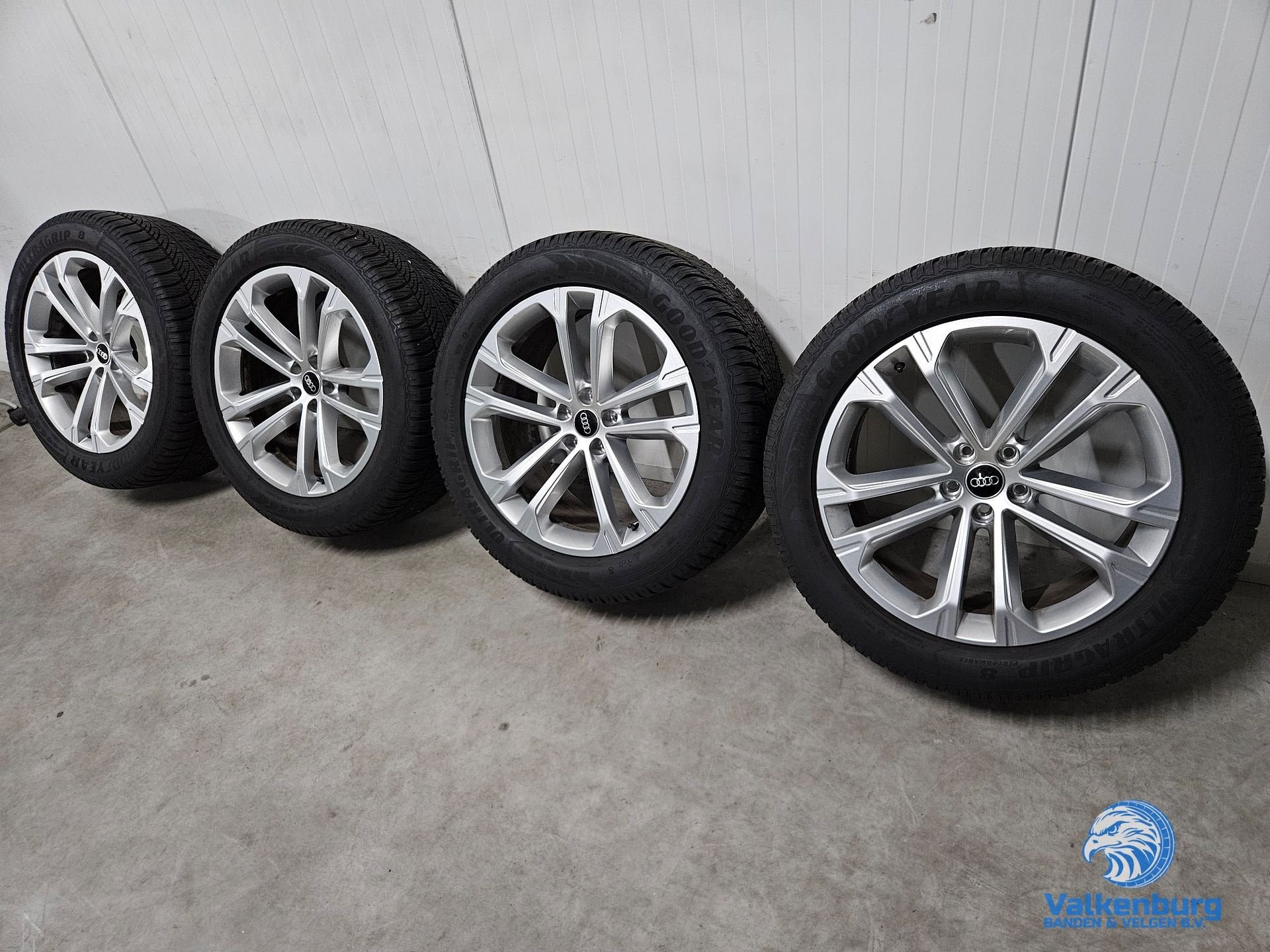 7-8mm! Originele Audi Q7 SQ7 4M 20 inch velgen 5x112 winterb, Pneus et Jantes, Pneus hiver, 285 mm, Véhicule de tourisme