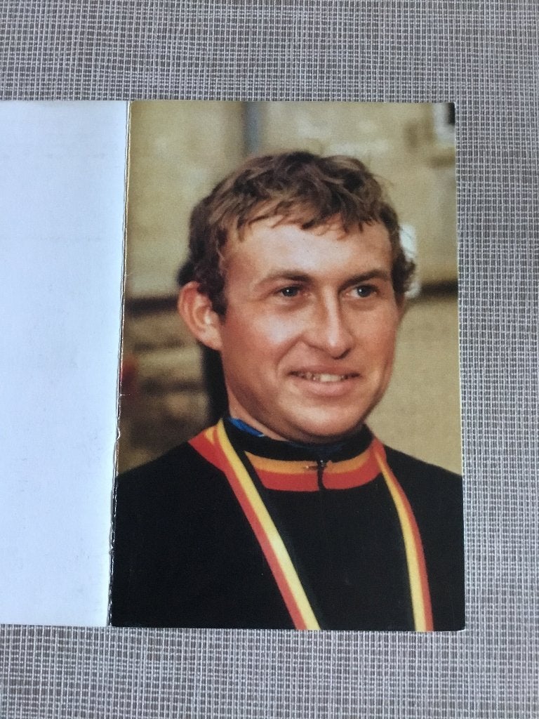 Wielrenner Kampioen van België 1985 Paul Haeghedooren +1997, Verzenden, Bidprentje